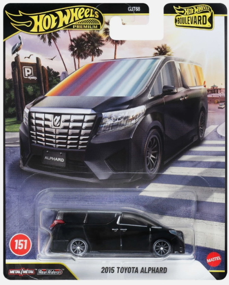 Hot Wheels Boulevard Series #151, 2015 Toyota Alphard, black