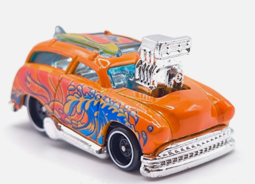 Hot Wheels 2021 #066/250, Surf 'N Turf, NEW/LOOSE, orange
