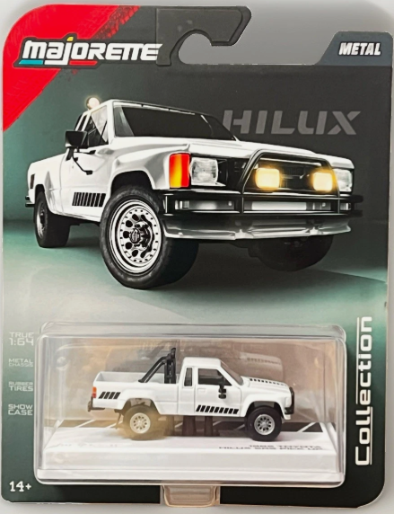 Majorette Collection Series, 1985 Toyota Hilux SR5 Pickup, white