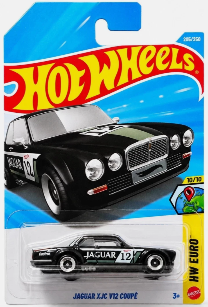 Hot Wheels 2026 #205/250, Jaguar XJC V12 Coupe, black