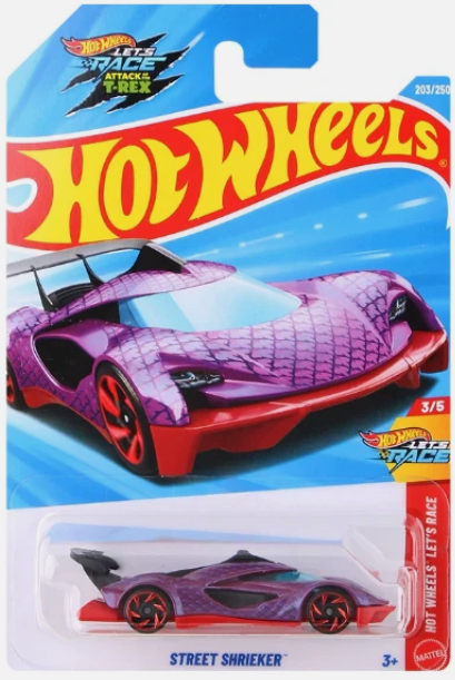Hot Wheels 2026 #203/250, Street Shrieker, metalflake plum pearl