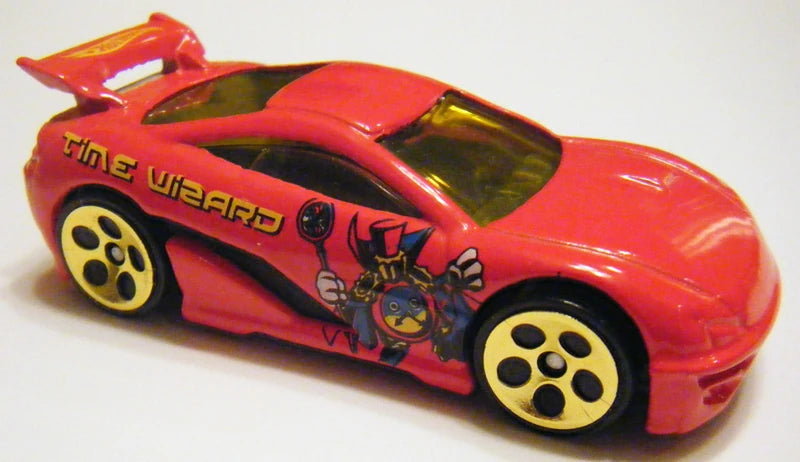 Hot Wheels 2002 #084 Seared Tuner, NEW/LOOSE, red (Yu-Gi-Oh!)