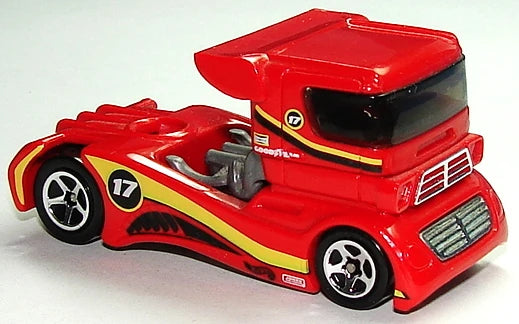 Hot Wheels 1999 #914, Semi-Fast, NEW/LOOSE, red (chrome grill)