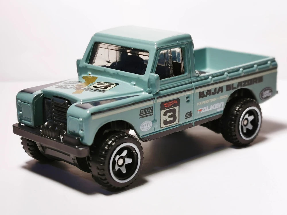 Hot Wheels 2020 #003/250 Land Rover Series III Pickup, NEW/LOOSE, sage green