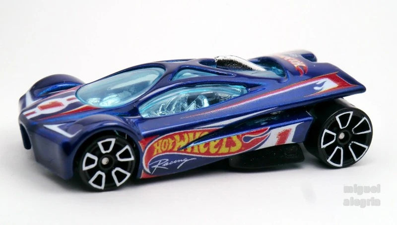 Hot Wheels 2014 #141/250, Sling Shot, NEW/LOOSE, HW racing blue