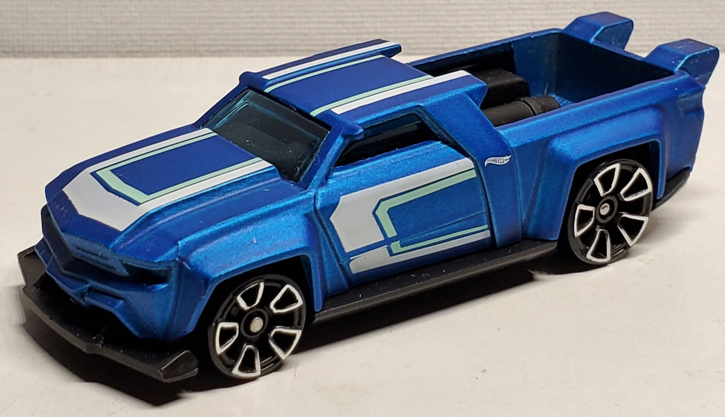 Hot Wheels 2017 #292/365, Solid Muscle, NEW/LOOSE, satin blue