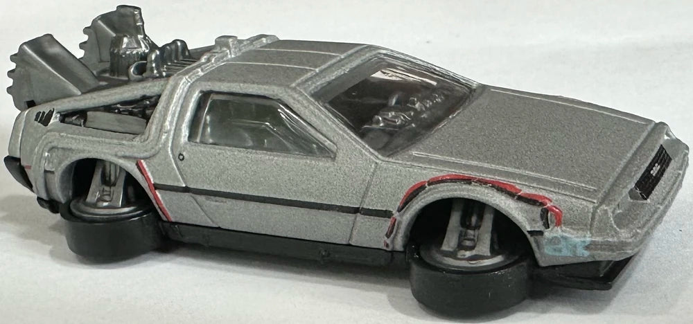Hot Wheels 2024 #060/250 Back to the Future Time Machine - Hover Mode, NEW/LOOSE, silver