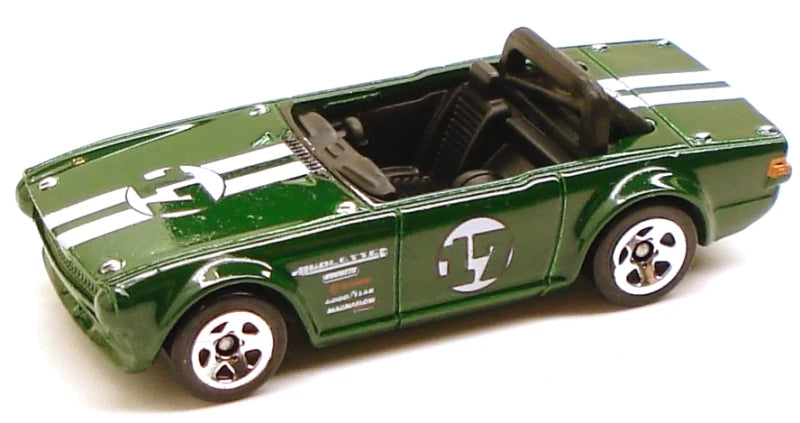 Hot Wheels 2009 #033/190 Triumph TR6, NEW/LOOSE, dark green