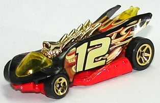 Hot Wheels 1999 #975, Turbo Flame, NEW/LOOSE, black