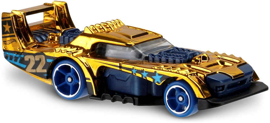 Hot Wheels 2016 #041/250 Two Timer, NEW/LOOSE, gold chrome