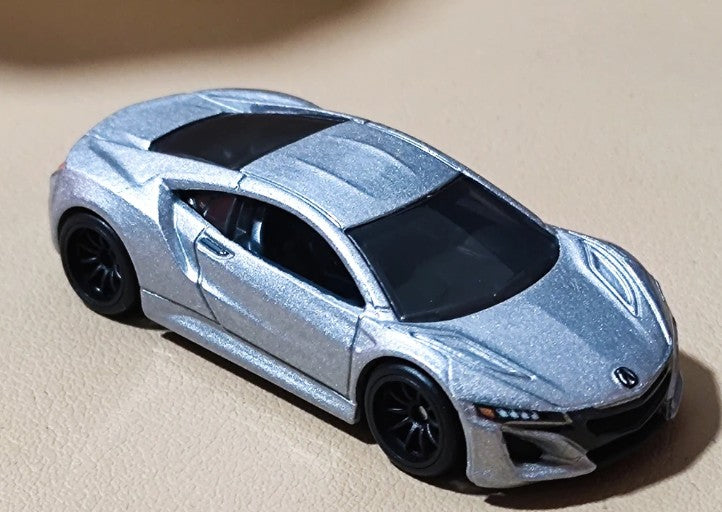 Hot Wheels Premium 2022 Replica Entertainment: Fast & Furious 5/5, '17 Acura NSX, NEW/LOOSE, metalflake silver