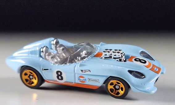 Hot Wheels 2023 #155/250 Glory Chaser, NEW/LOOSE, Gulf racing blue