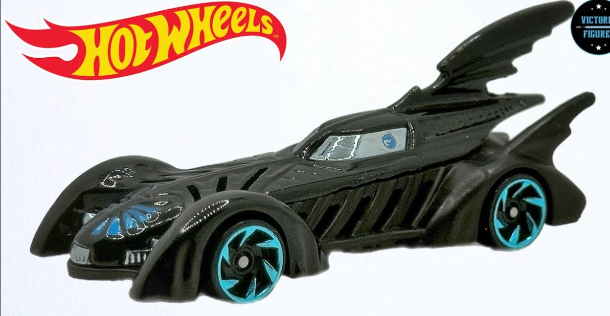 Hot Wheels 2024 #106/250, Batman Forever Batmobile, TREASURE HUNT, NEW/LOOSE, black