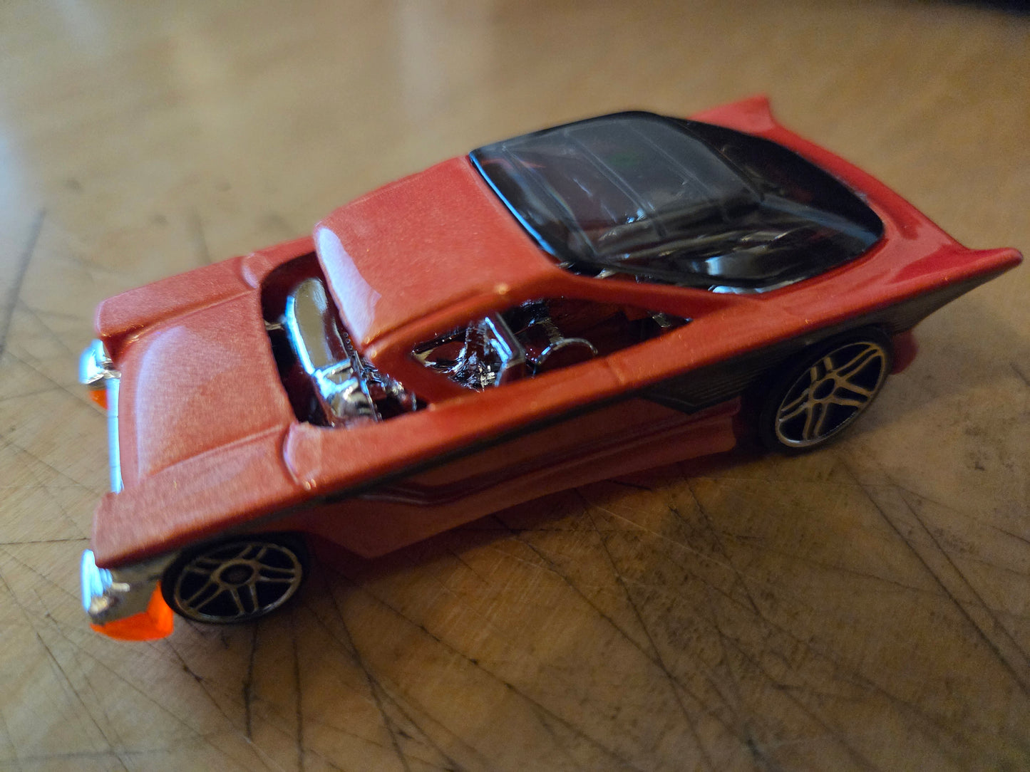 Hot Wheels 2002 #022 Nomadder What, PREOWNED/LOOSE, metalflake orange