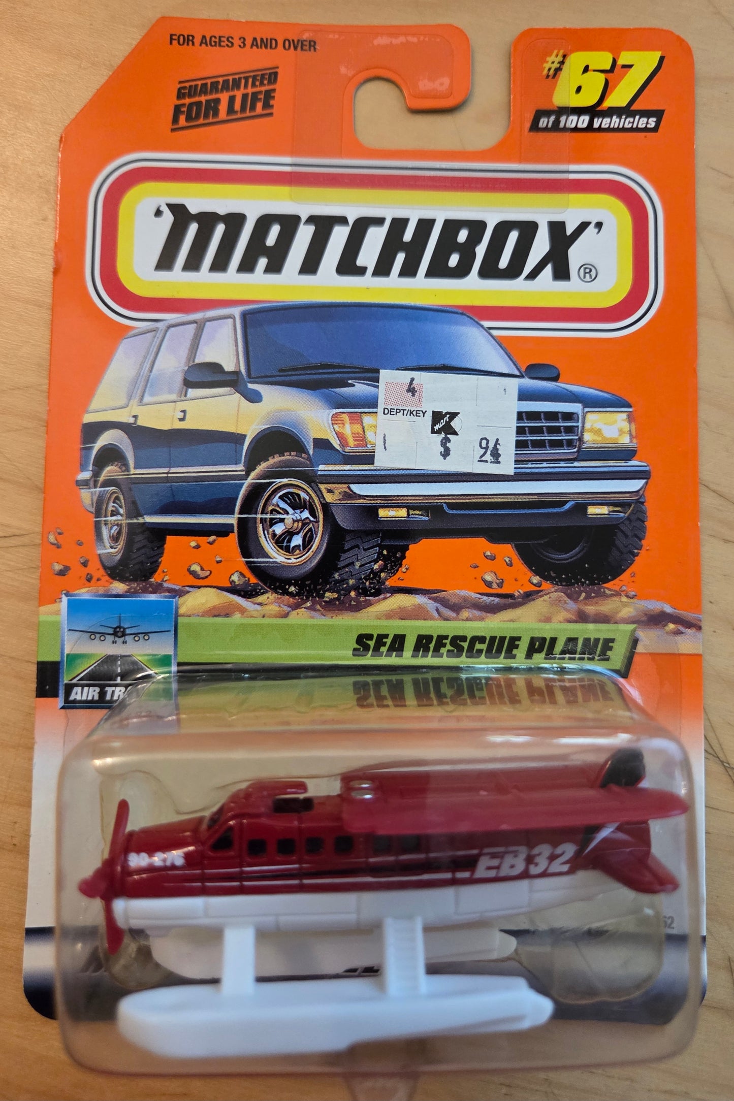 Matchbox 2000 #067/100 Sea Rescue Plane, red