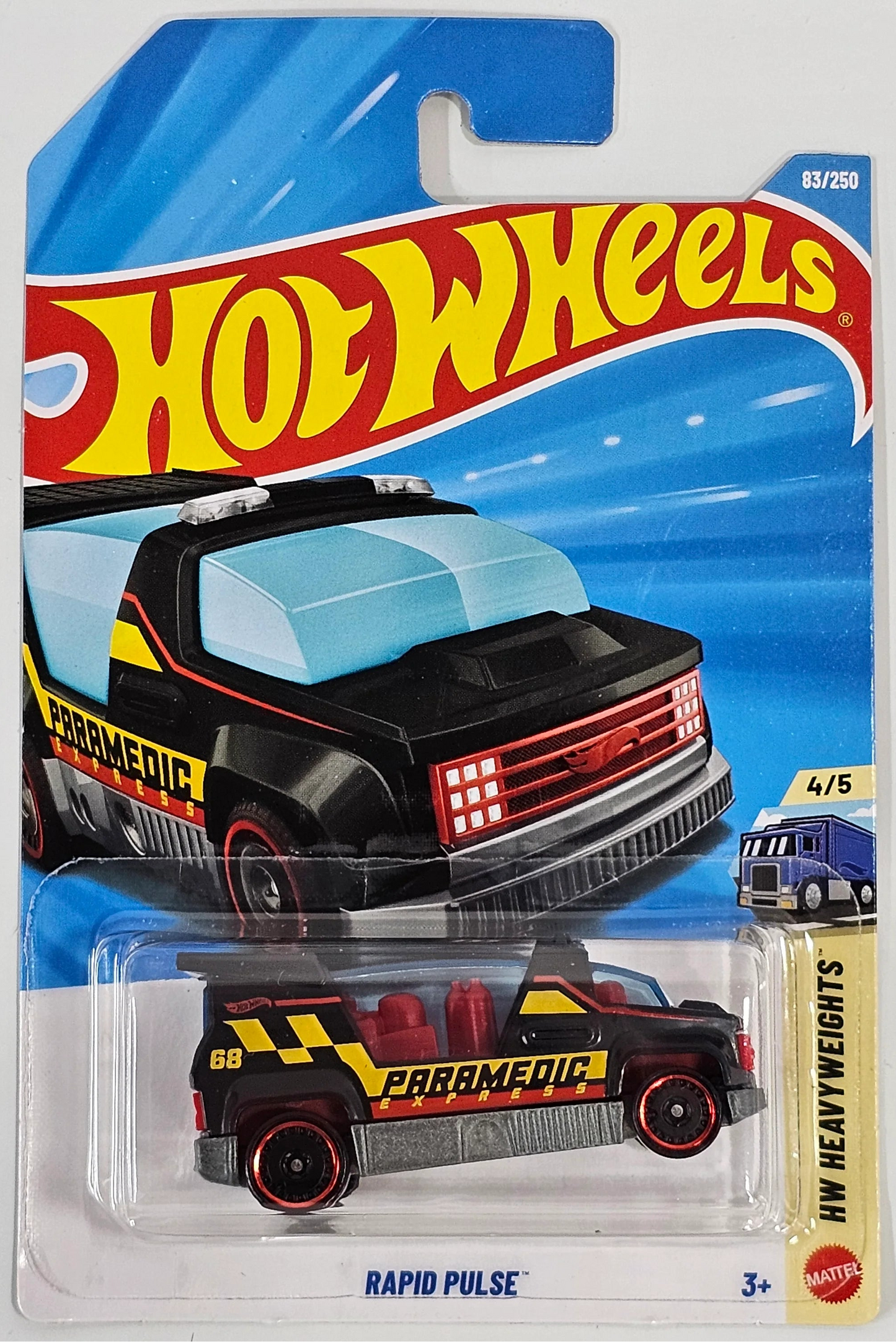 Hot Wheels 2026 #083/250, Rapid Pulse, black