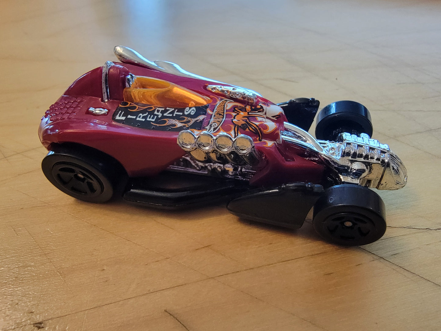 Hot Wheels Multipack Exclusive, Saltflat Racer, PREOWNED/LOOSE, maroon
