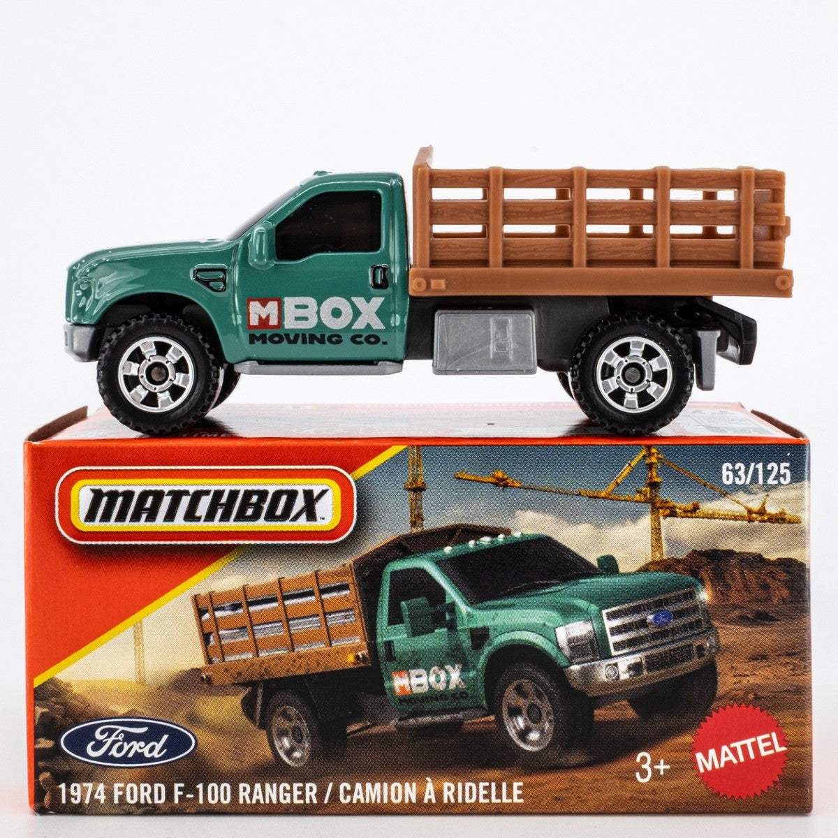 Matchbox 2025 Power Grabs #63/125, 1974 Ford F-100 Ranger, green