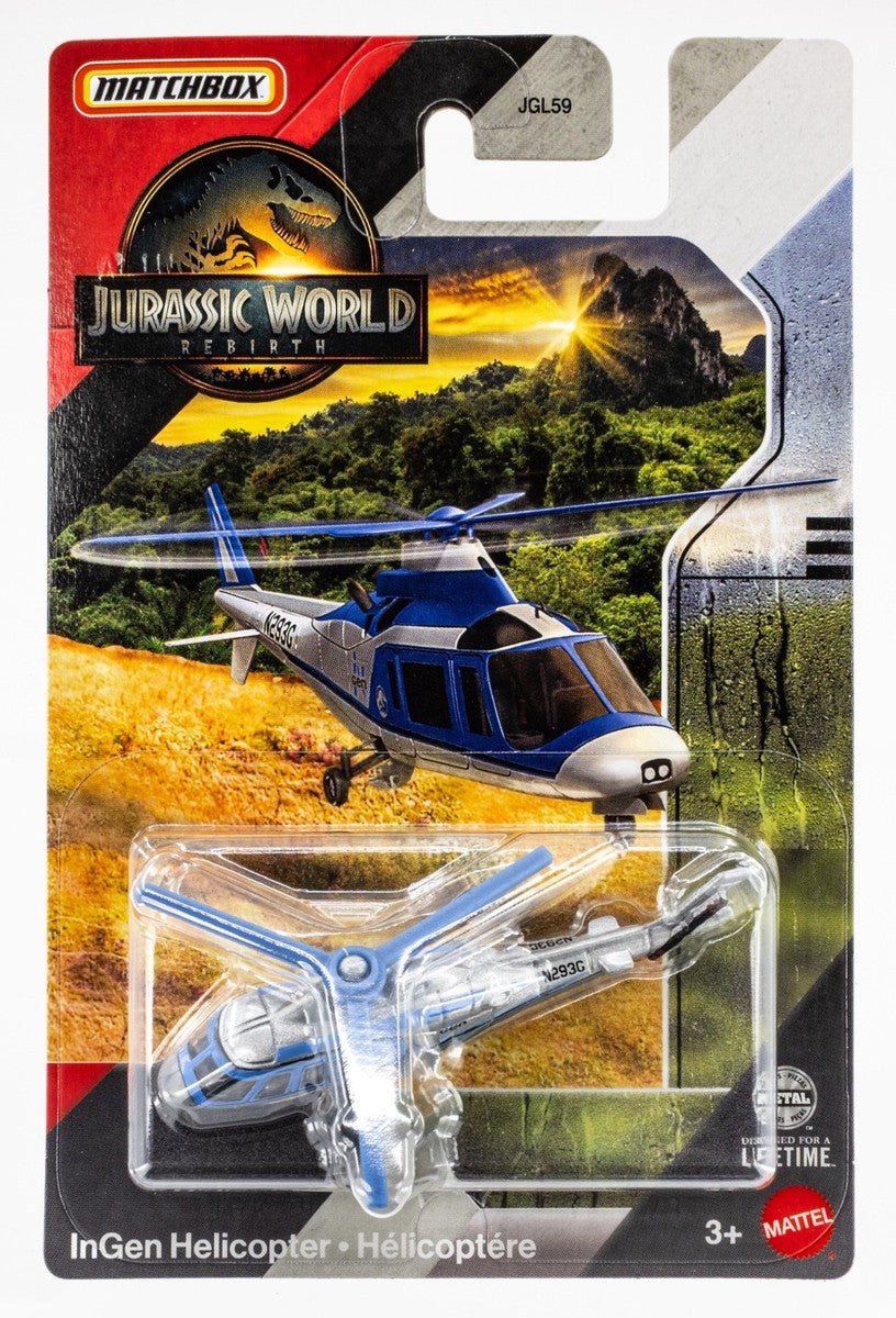 Matchbox 2025 Jurassic World: Rebirth, InGen Helicopter