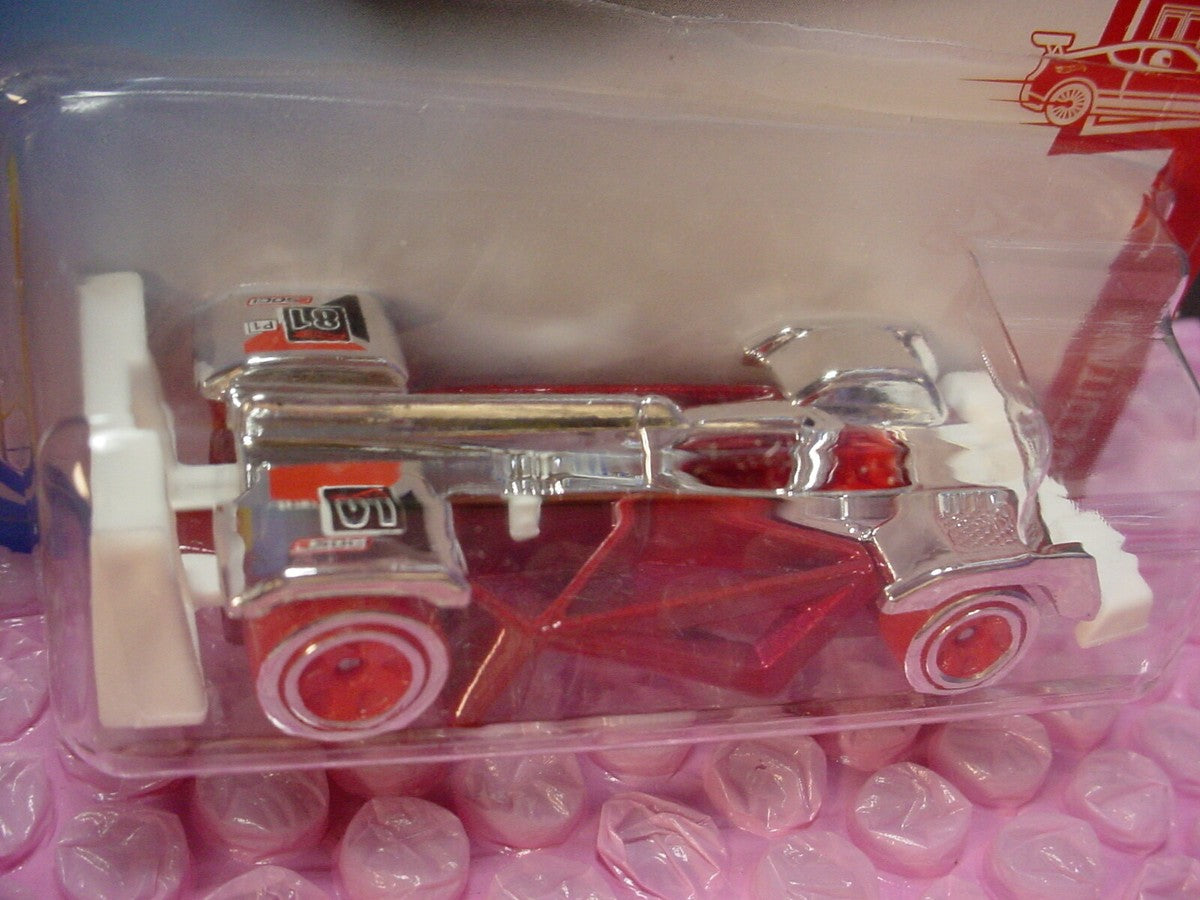 Hot Wheels 2018 #058/365 Flash Drive, TARGET RED EDITION, NEW/LOOSE, chrome
