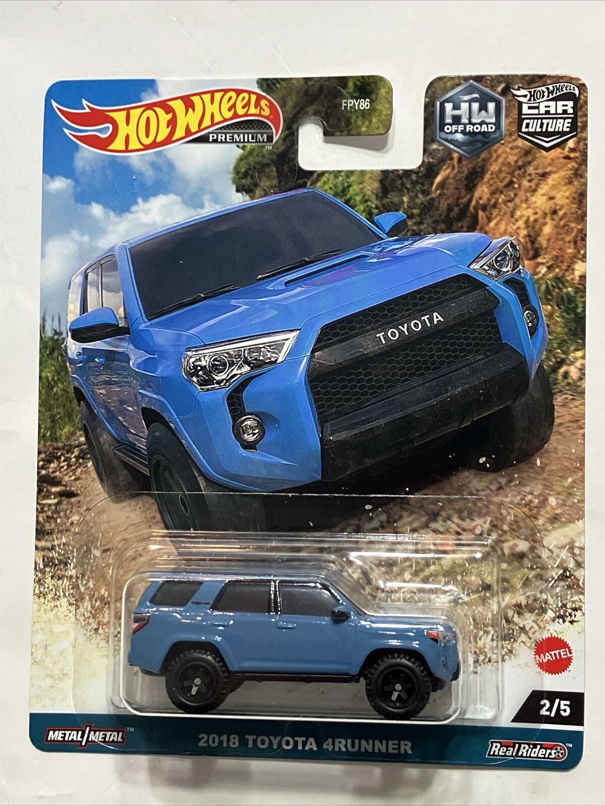 Hot Wheels 2023 Car Culture Off Road Series, 2018 Toyota 4Runner 2/5