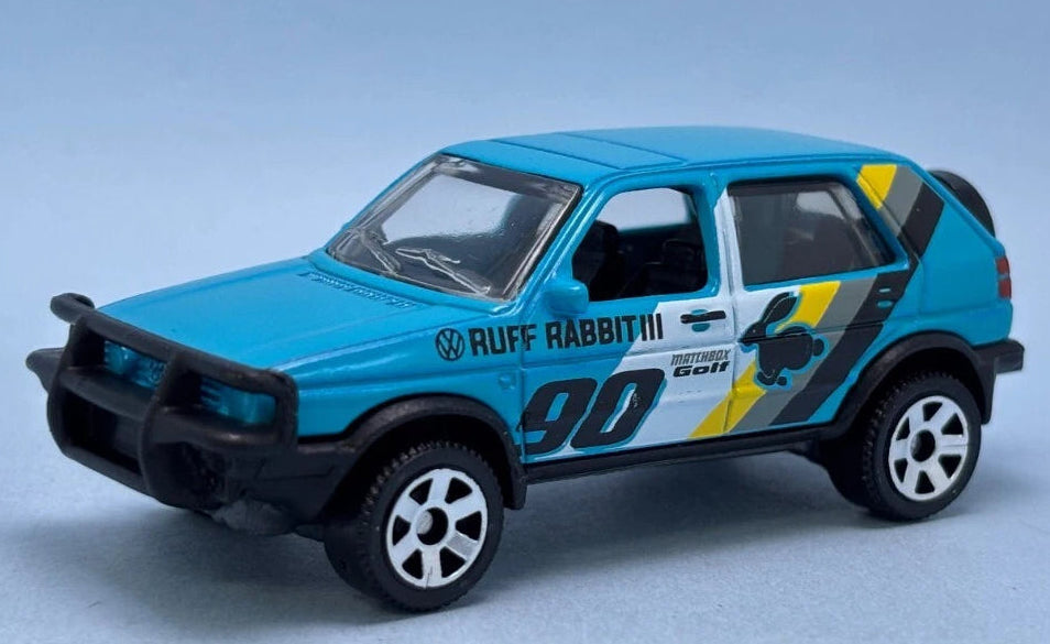 Matchbox 2025 #022/125 '90 Volkswagen Golf Country, NEW/LOOSE, teal