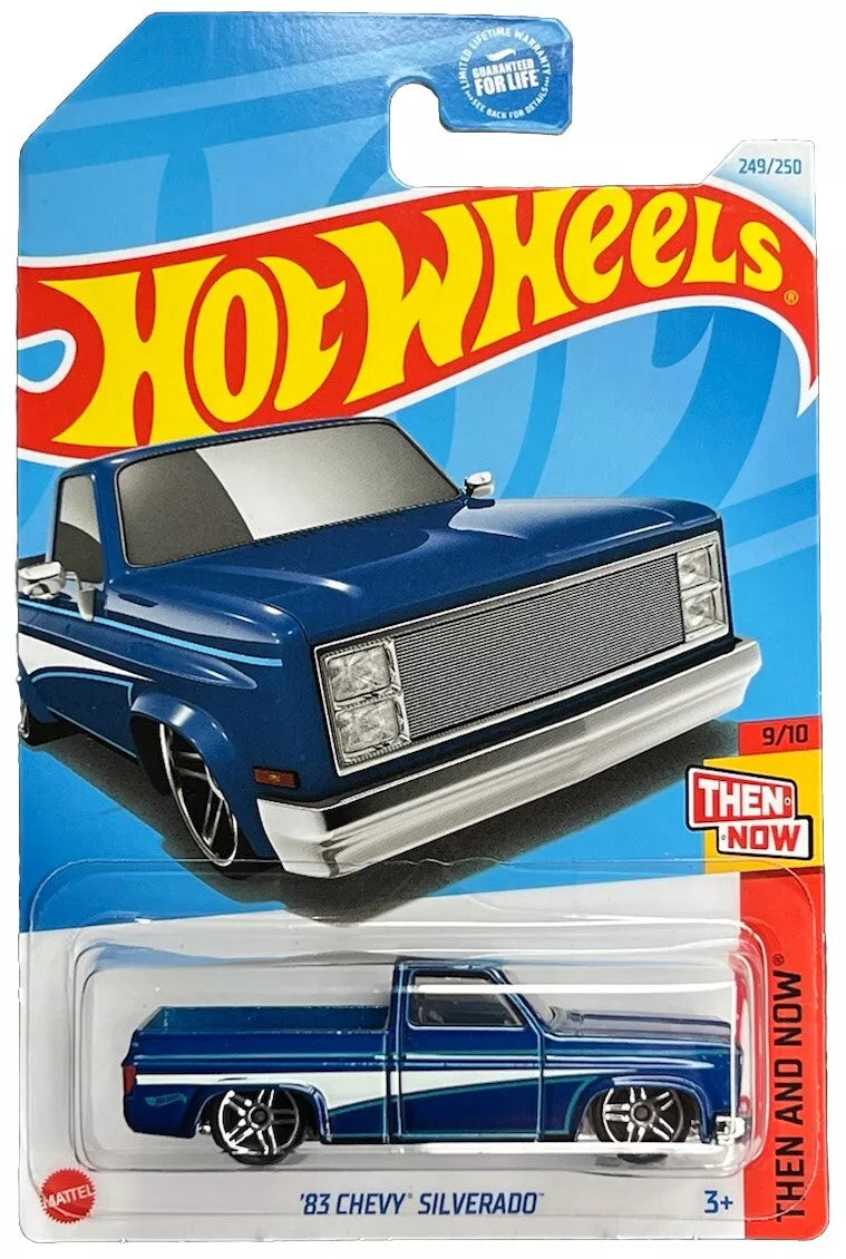 Hot Wheels 2024 #249/250 '83 Chevy Silverado, blue