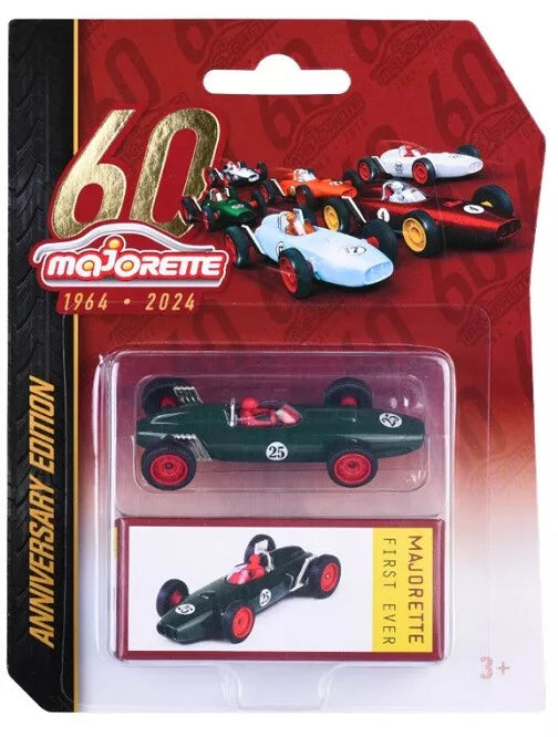 Majorette 60th Anniversary "First Ever" Race Car, dark green