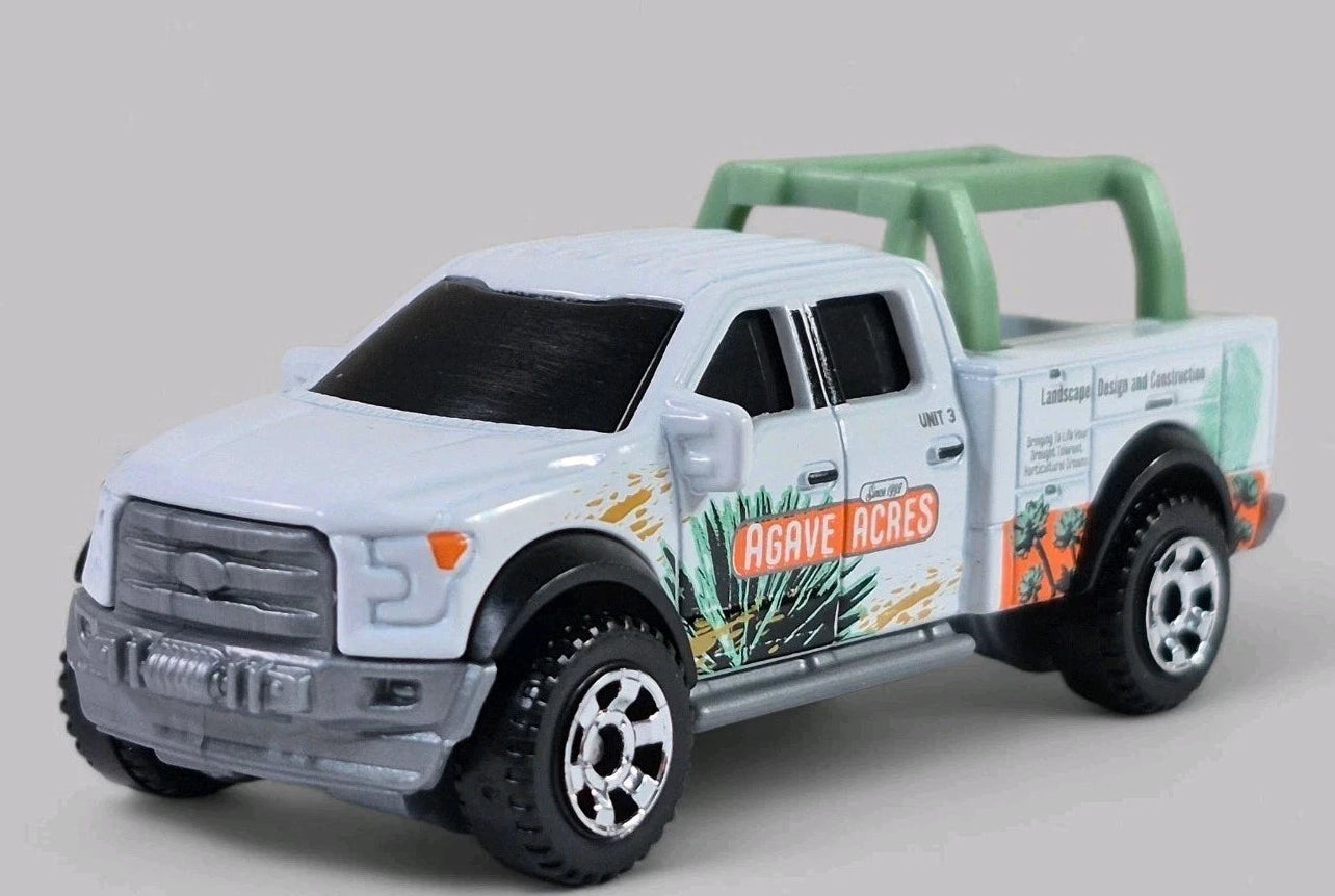 Matchbox 2026 #113/125, 2015 Ford F-150 Contractor Truck, NEW/LOOSE, white
