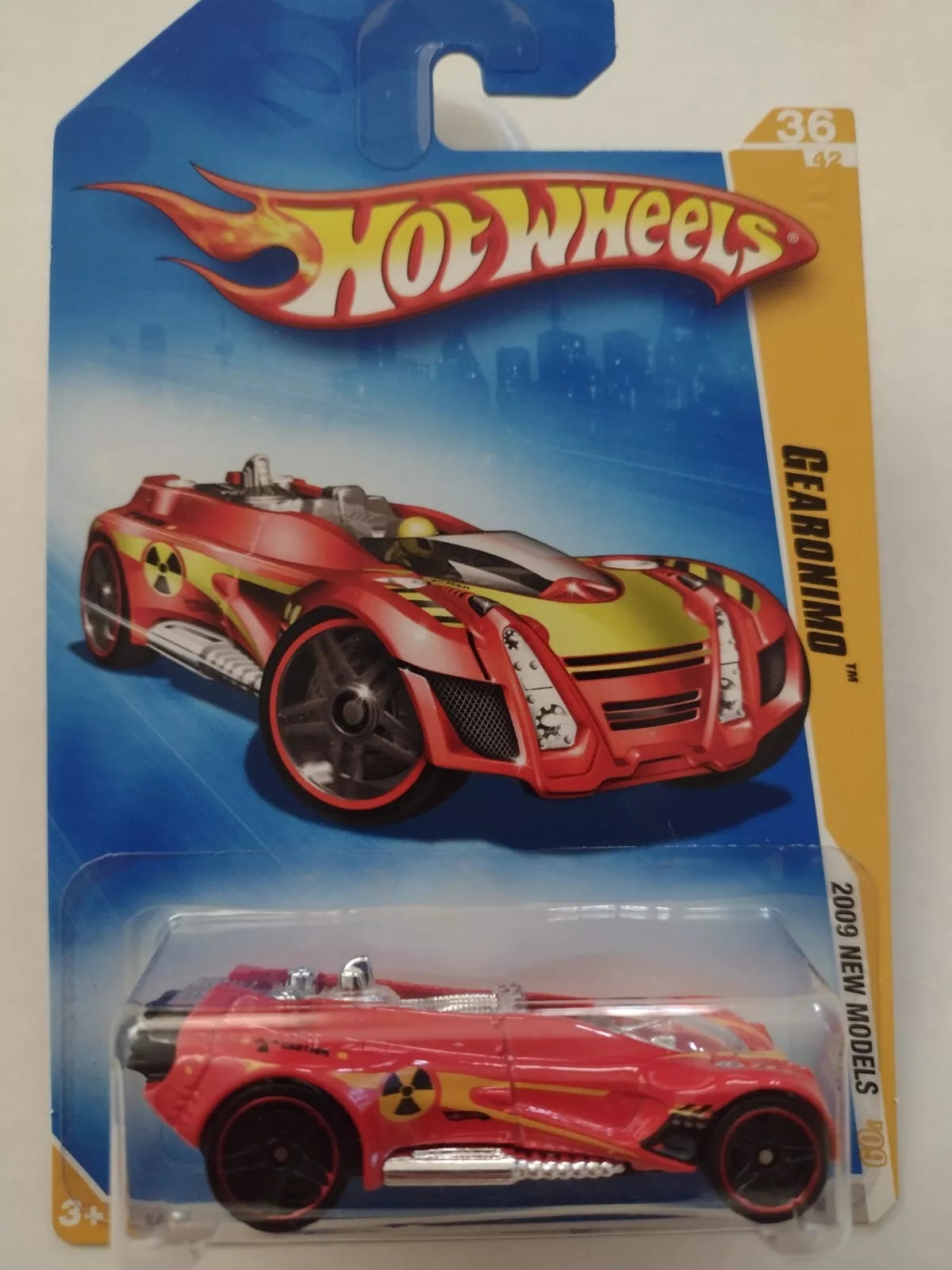 Hot Wheels 2009 New Models #36/42 Gearonimo, red