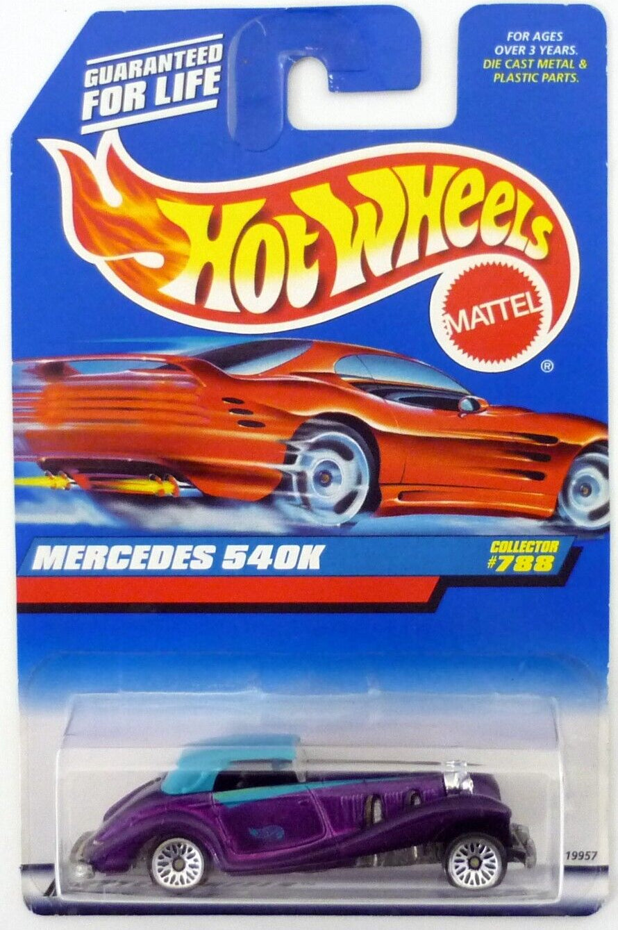 Hot Wheels 1998 #788 Mercedes 540K, purple