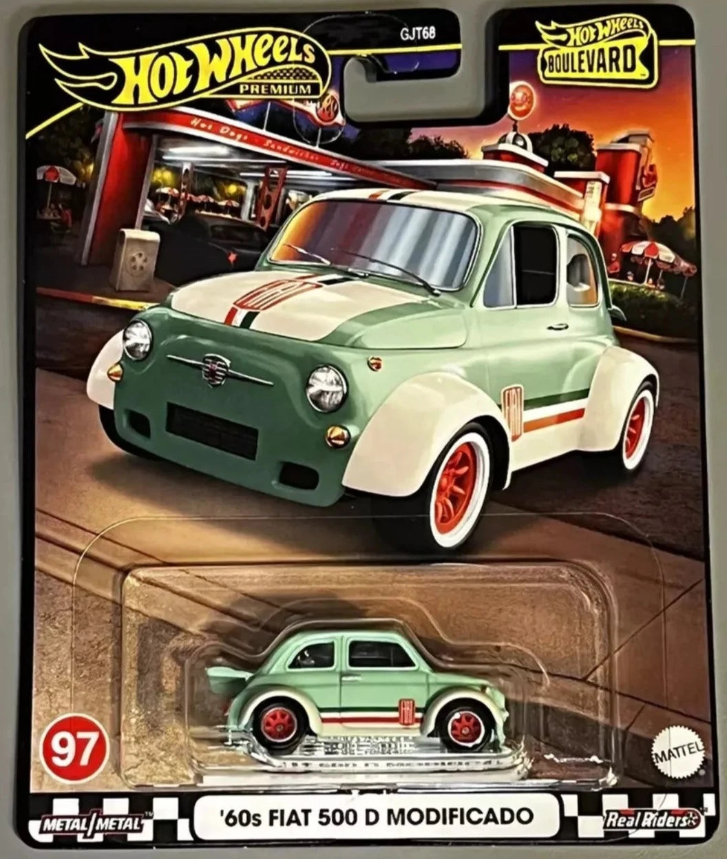 Hot Wheels Boulevard Series #097 '60 Fiat 500 D Modificado