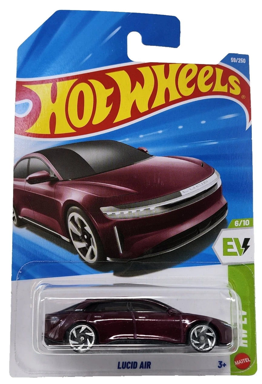 Hot Wheels 2026 #059/250 Lucid Air, zenith red