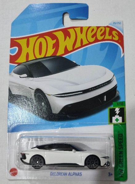 Hot Wheels 2024 #085/250 Delorean Alpha5, white