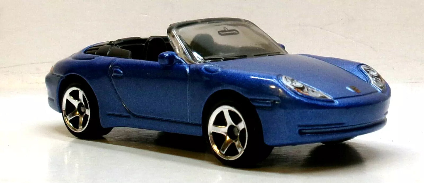 Matchbox 2023 #079/100 Porsche 911 Carrera Cabriolet, NEW/LOOSE, cobalt blue