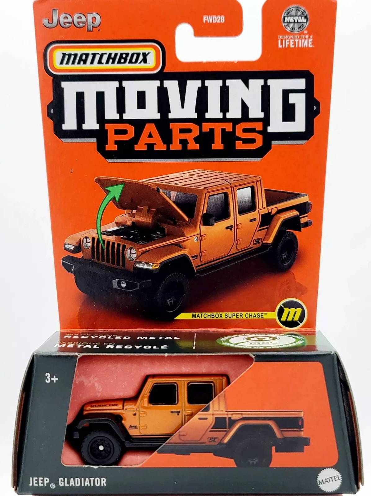 Matchbox 2024 Moving Parts SUPER CHASE Jeep Gladiator