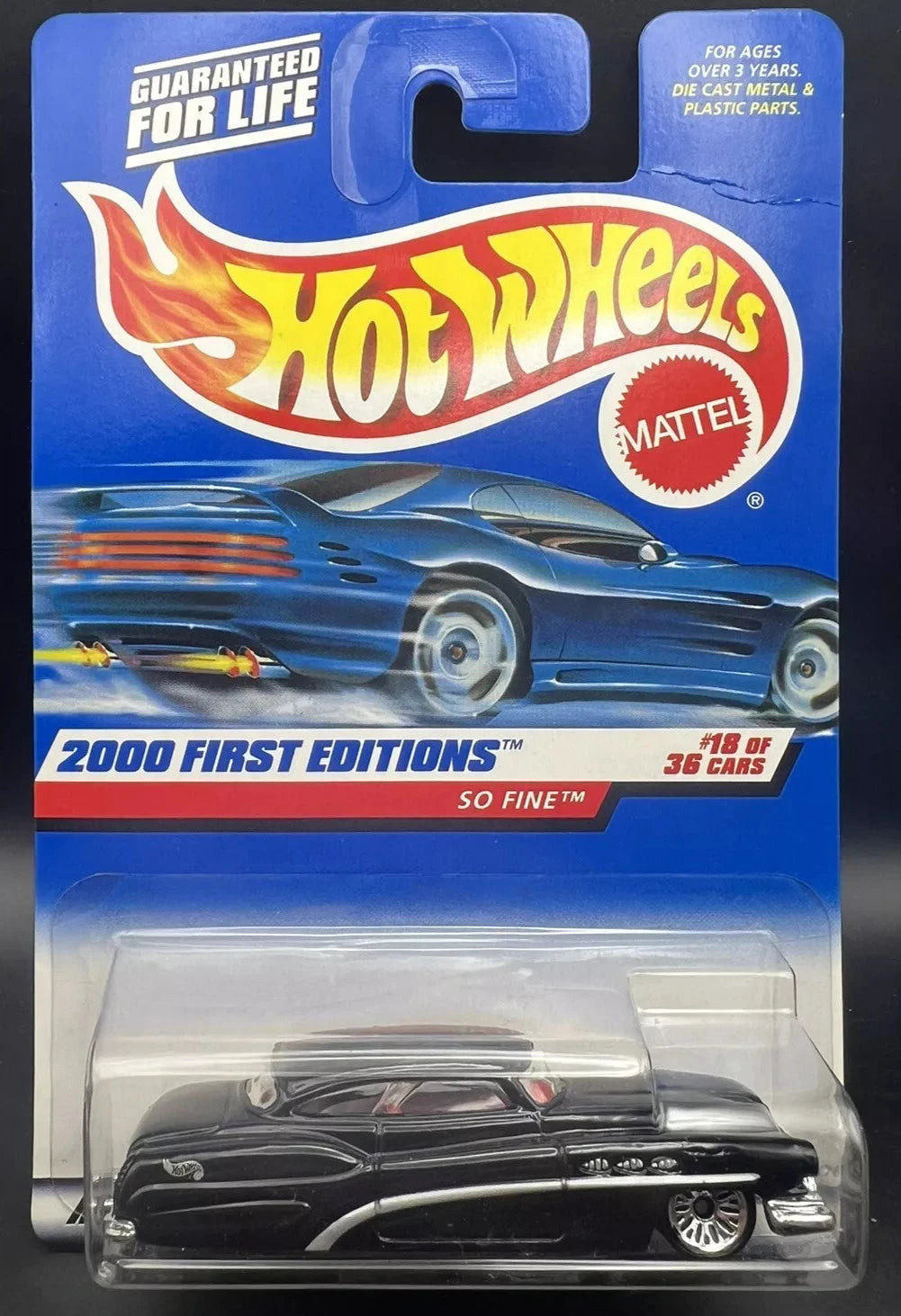 Hot Wheels 2000 First Editions #18/36 So Fine, black