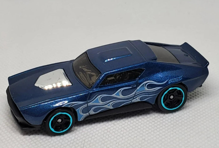 Hot Wheels 2026 Multipack Exclusive, Muscle Bound, NEW/LOOSE, metalflake dark blue