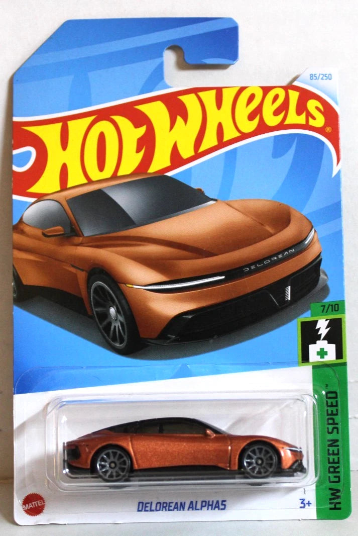 Hot Wheels 2024 #085/250 Delorean Alpha5, burnt orange metallic