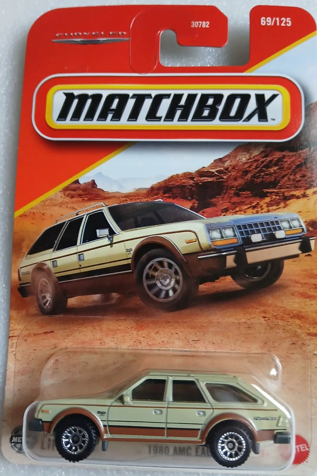 Matchbox 2025 #069/100 1980 AMC Eagle, cream