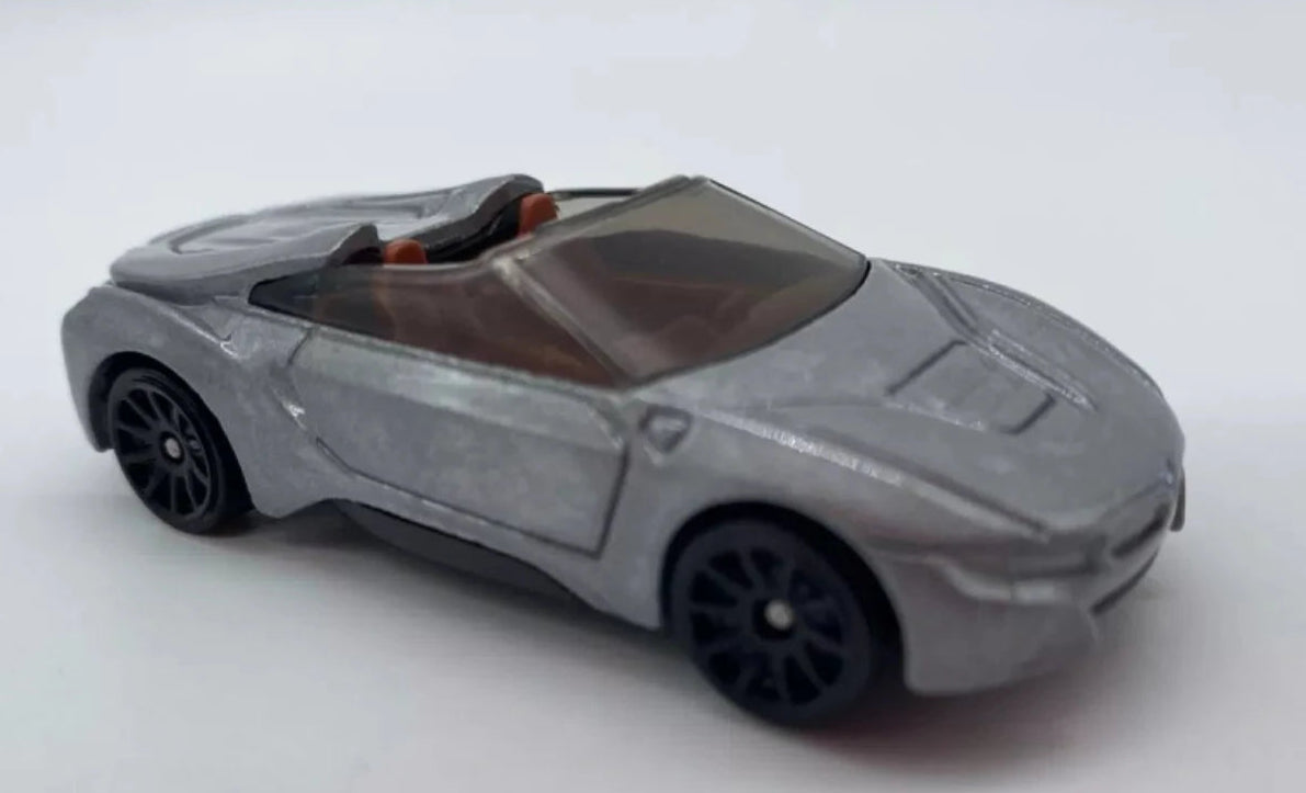 Hot Wheels 2023 #156/250 BMW i8 Roadster, NEW/LOOSE, silver