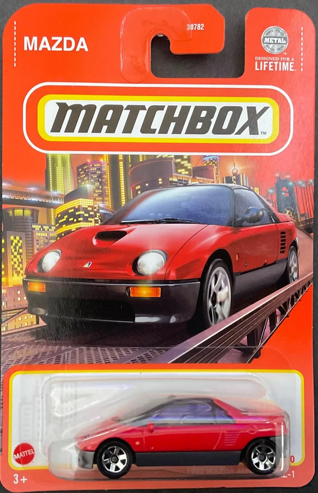 Matchbox 2024 #024/100 '92 Mazda Autozam AZ-1, red
