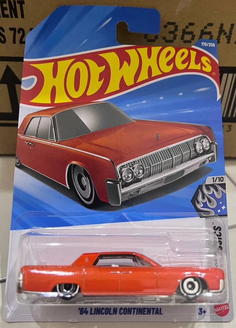 Hot Wheels 2026 #170/250 '64 Lincoln Continental, orange