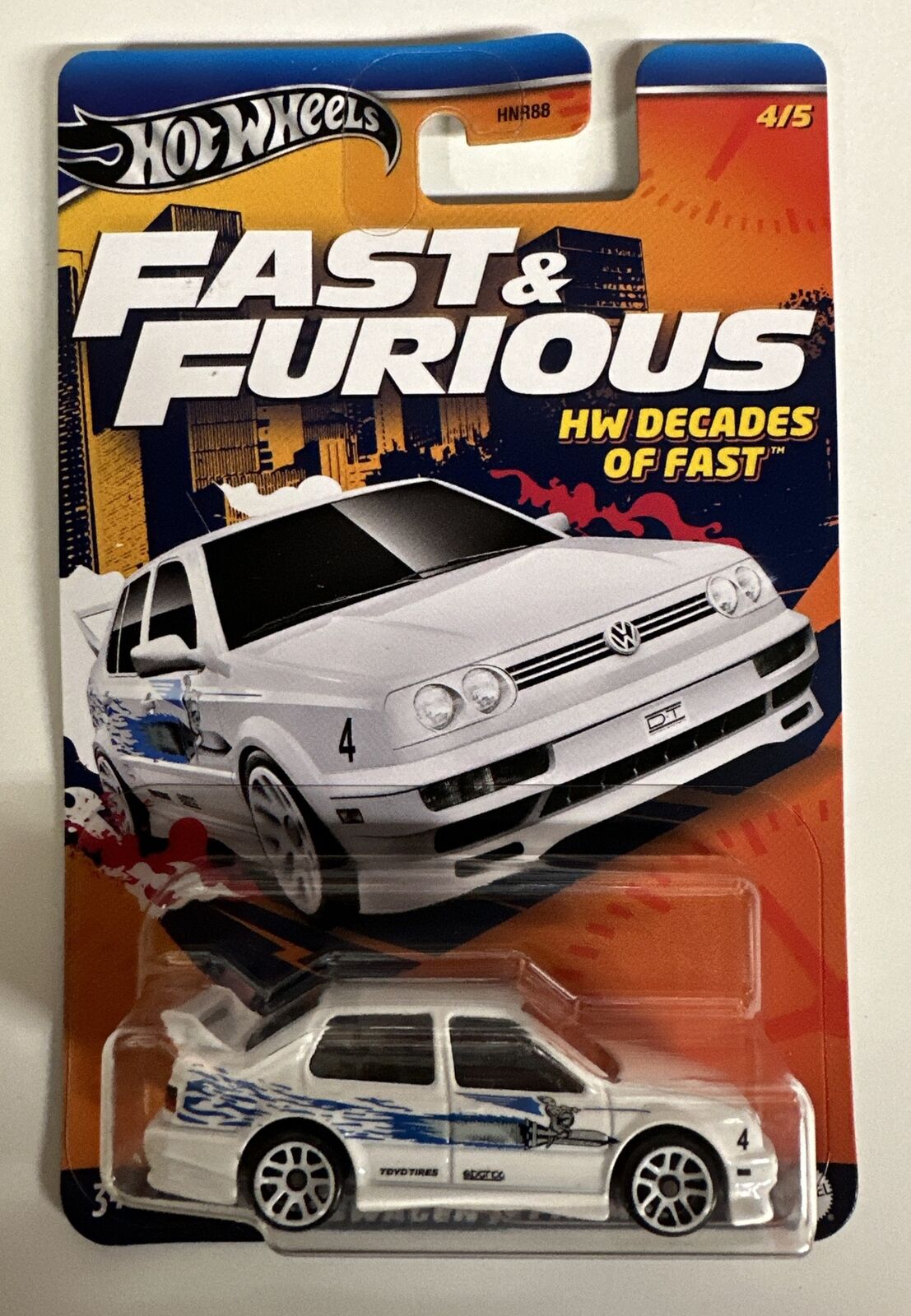 Hot Wheels 2024 Silver Label Fast & Furious HW Decades of Fast 4/5 Volkswagen Jetta Mk3