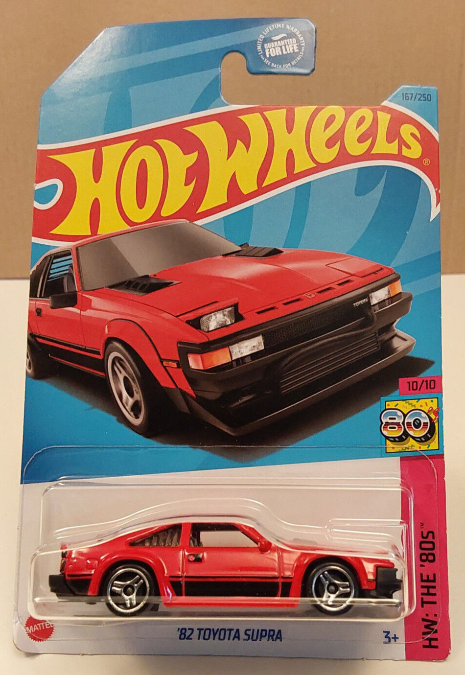 Hot Wheels 2023 #167/250 '82 Toyota Supra, red