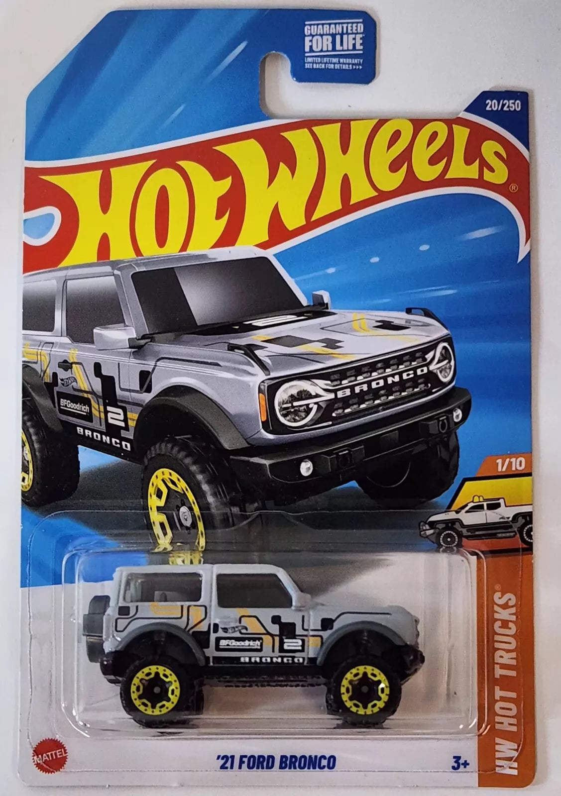 Hot Wheels 2025 #020/250 '21 Ford Bronco, grey