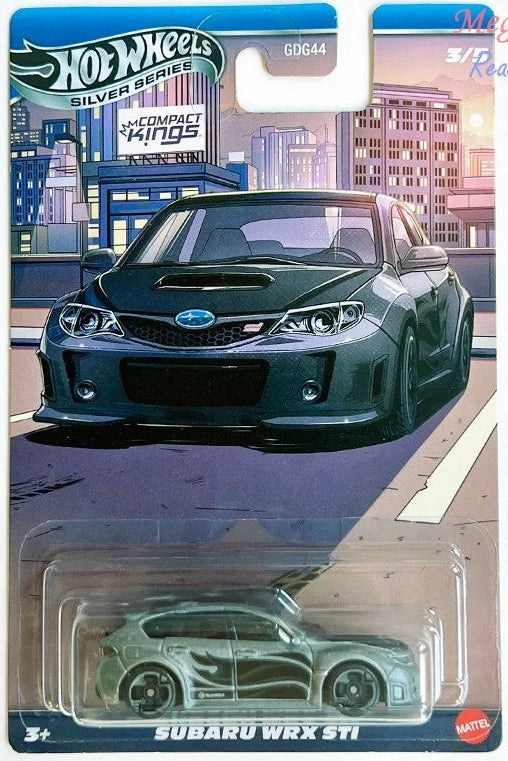 Hot Wheels 2026 Compact Kings 3/5, Subaru WRX STI, grey