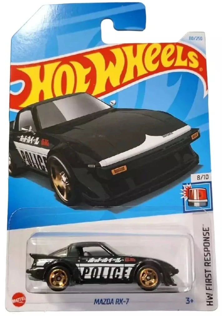 Hot Wheels 2024 #080/250 Mazda RX-7, black