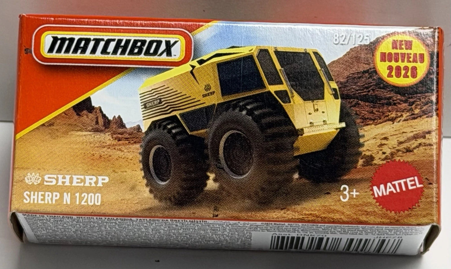 Matchbox 2026 Power Grabs #082/125, Sherp N 1200, yellow