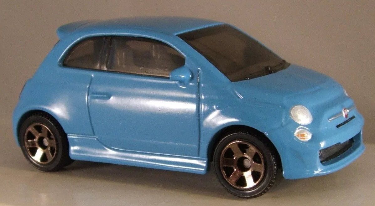 Matchbox Multipack Exclusive, '19 Fiat 500 Turbo, NEW/LOOSE, light blue